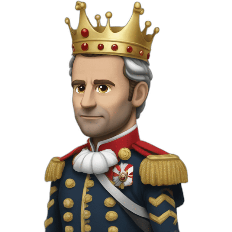 macron king emoji