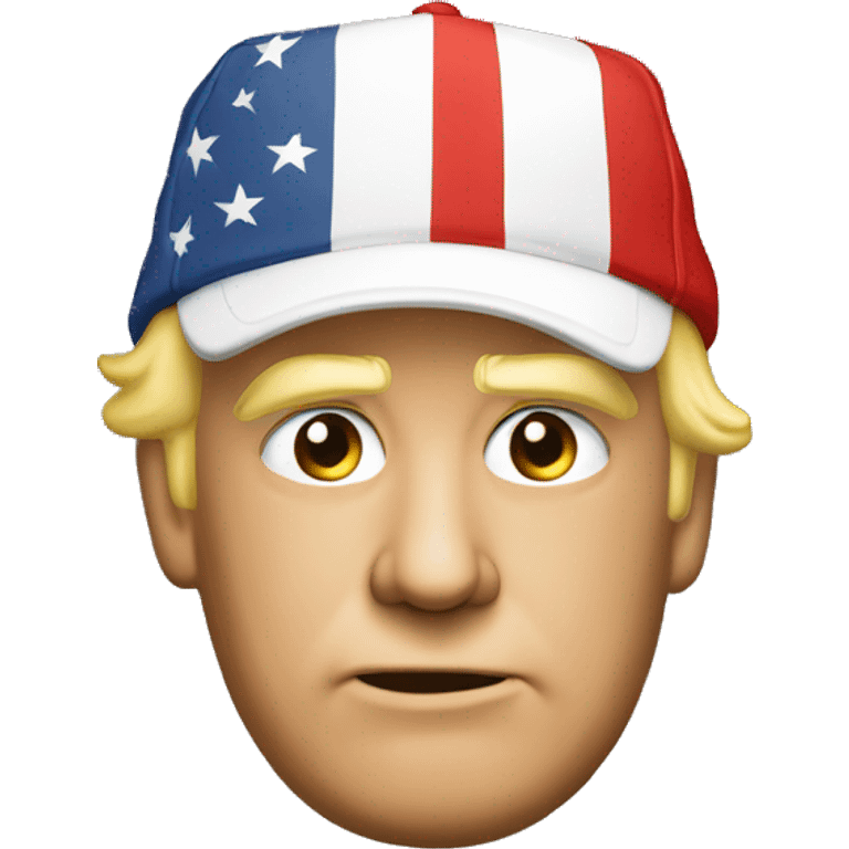 Trump wear hat emoji