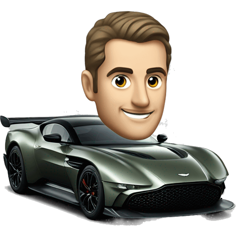 Une Aston martin vulcan emoji