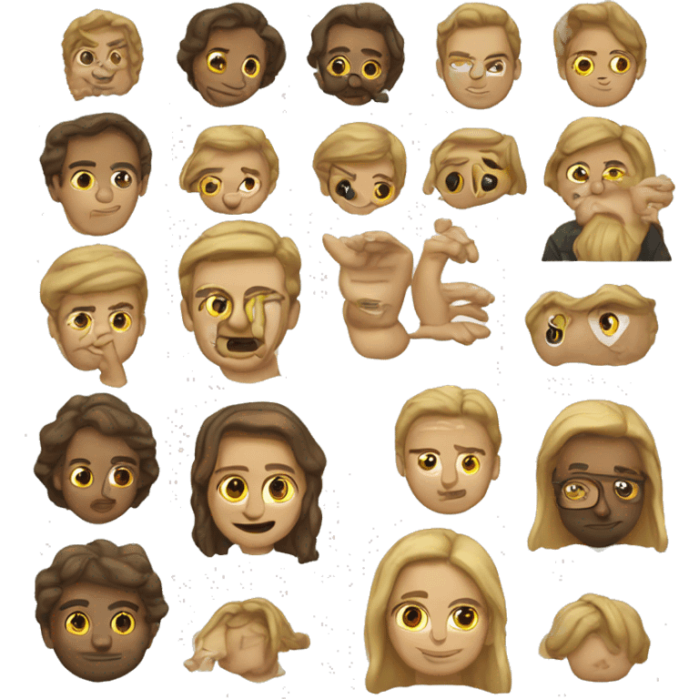 Не понимающий смайлик  emoji