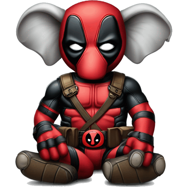 Deadpool elephant emoji