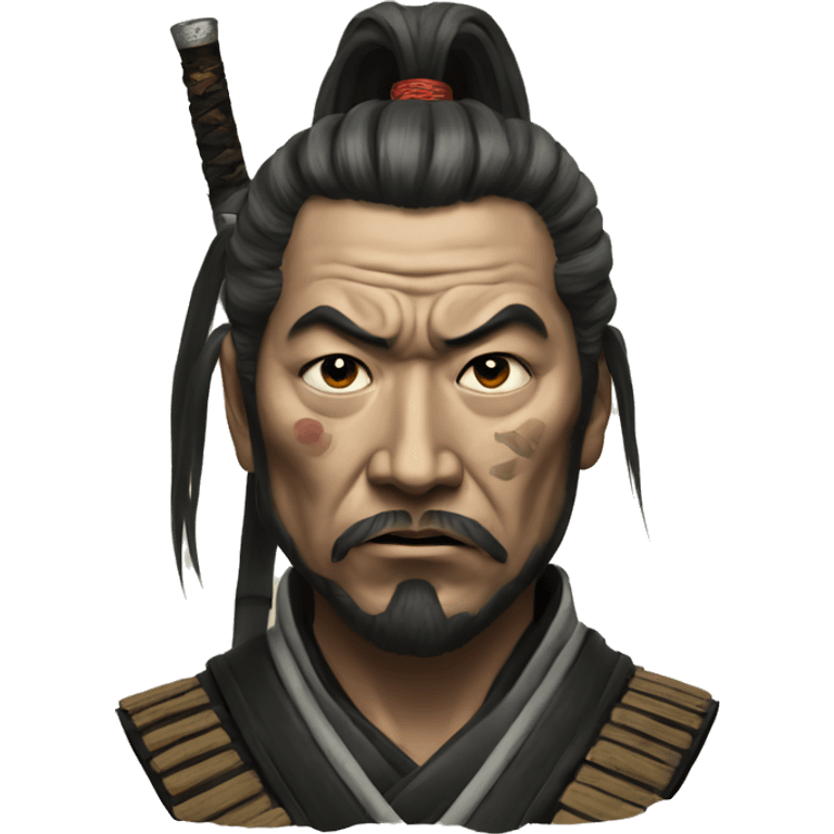 Apocalyptic Samurai Portrait emoji