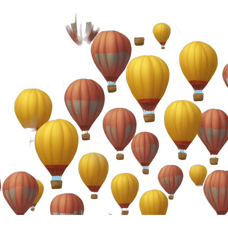 Hot air balloon  emoji