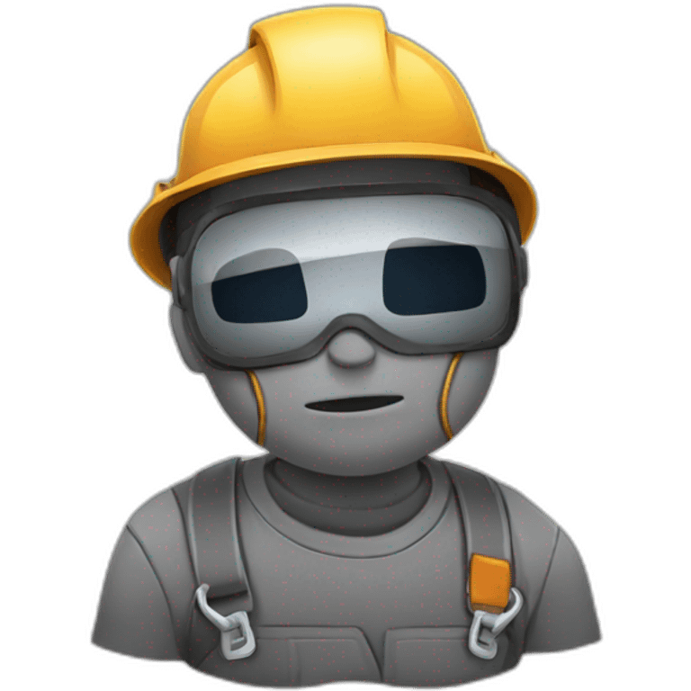 Welder-face emoji