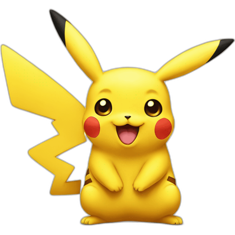 Pikachu-happy emoji