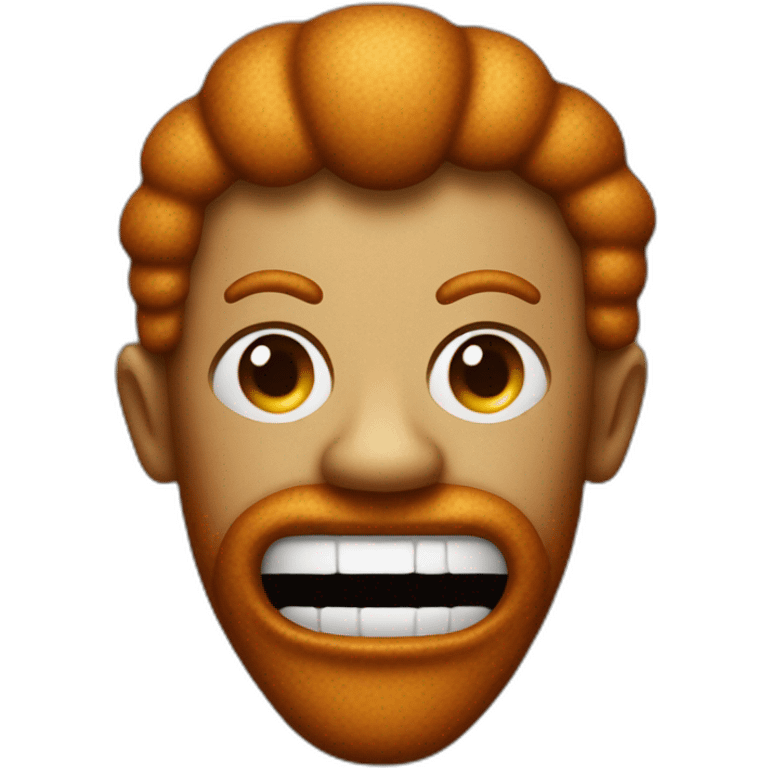 Evil Ginger bread man emoji