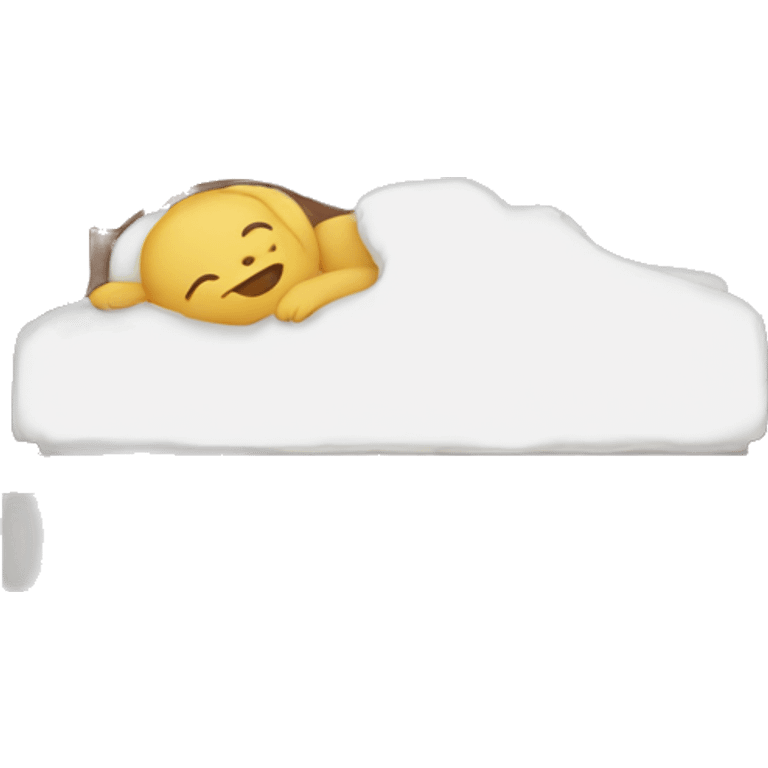 sleeping în bed emoji