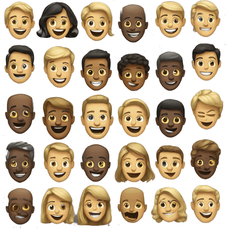 Happy people  emoji