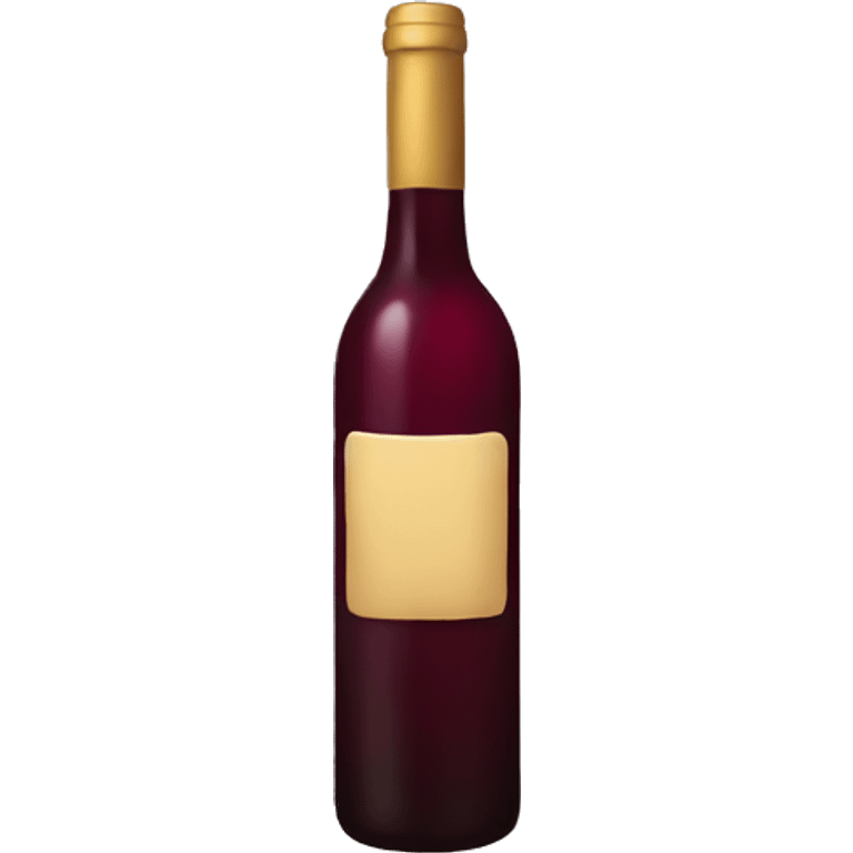 Wine bottle  emoji