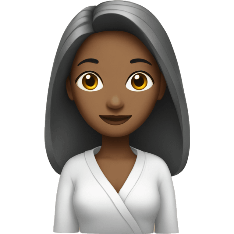 Girl in spa emoji