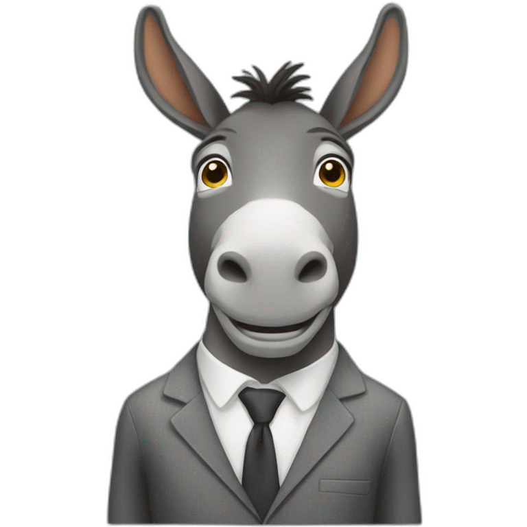 donkey in suit emoji