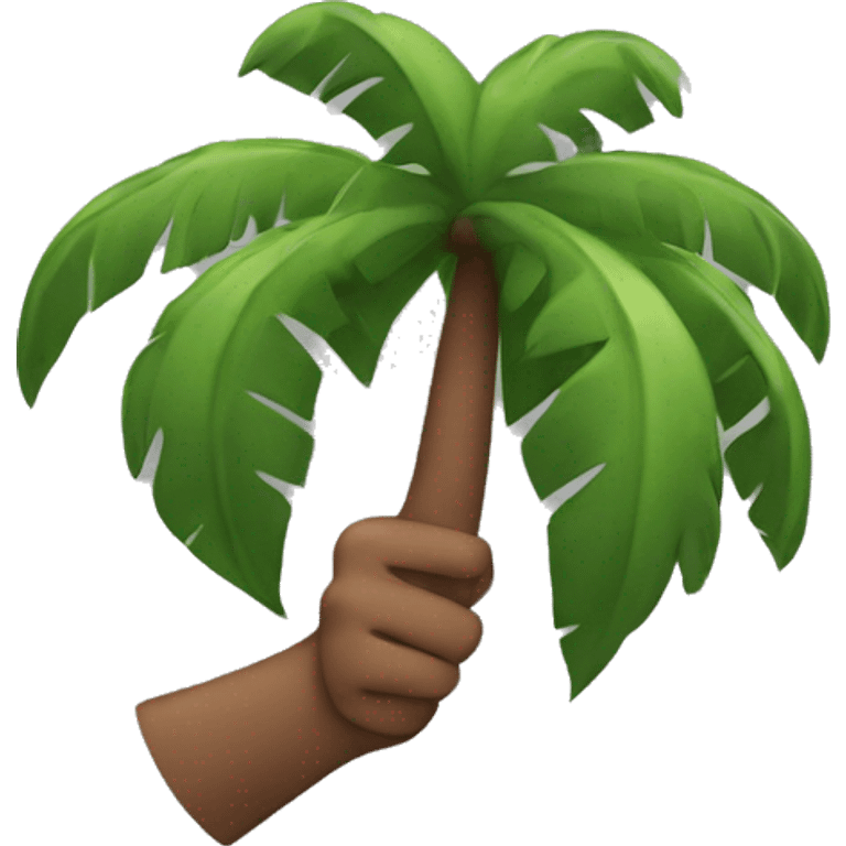 Palm to face emoji