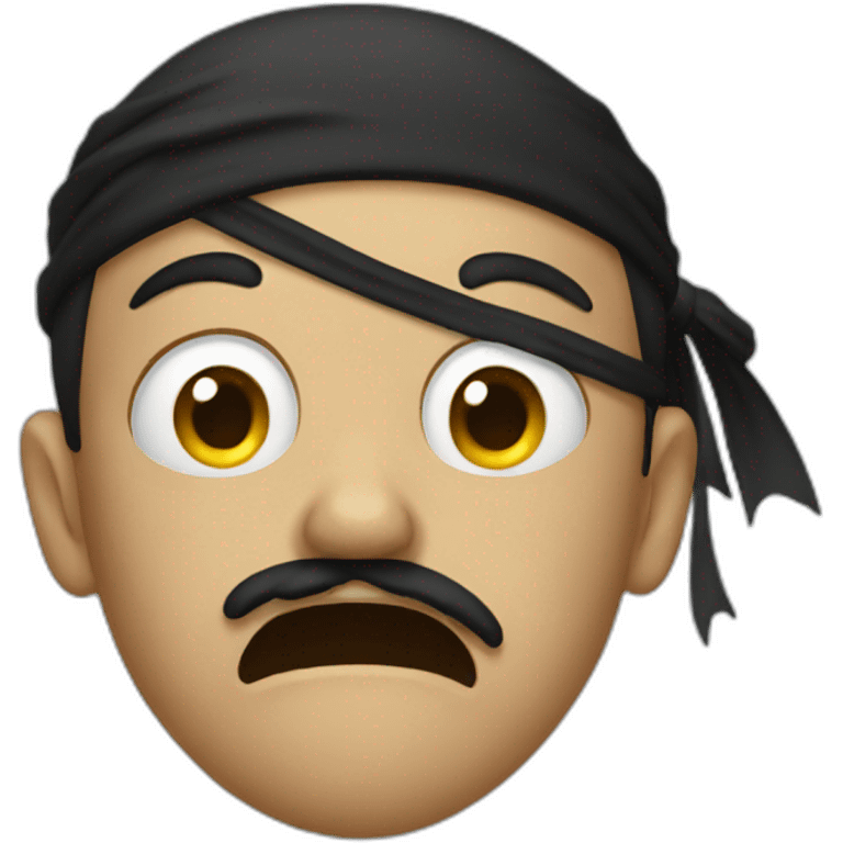 Crying Pirate emoji