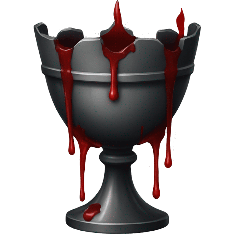 gothic chalice with blood emoji