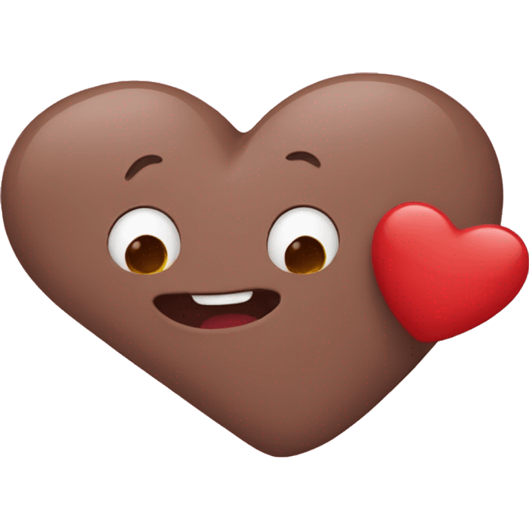 In love emoji with liver emoji