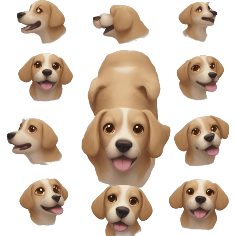 Dog aesthetic  emoji