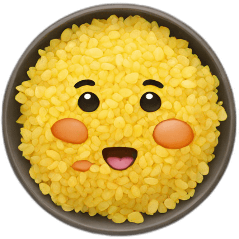 Poha with chai  emoji