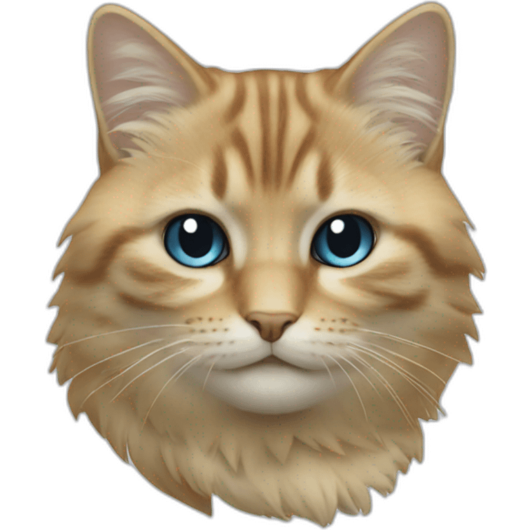 chat campignon bleu emoji