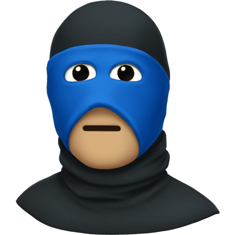 BLUE balaclava emoji