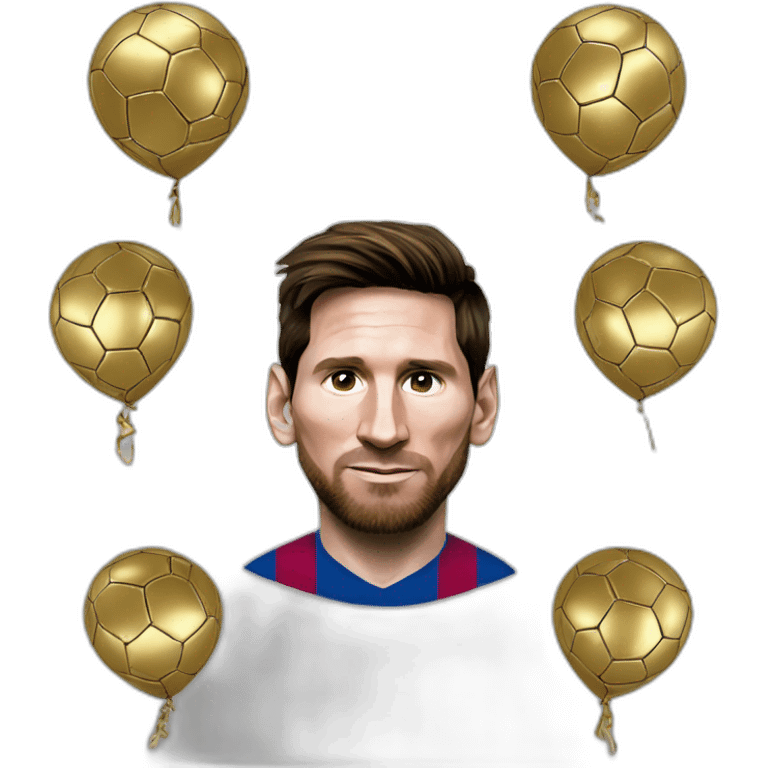 Ballon d'or Messi  emoji