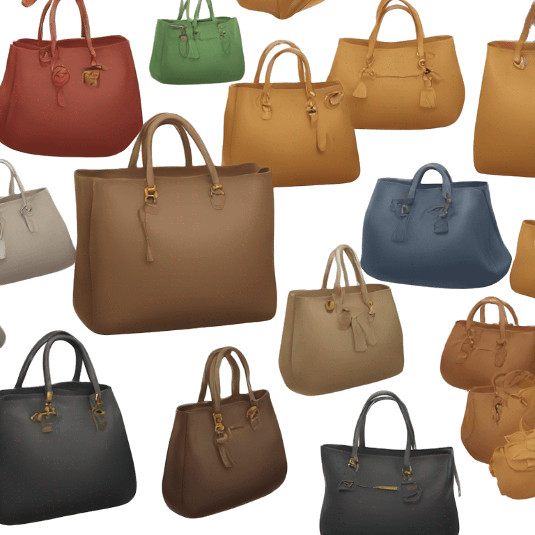 Trendy bags emoji