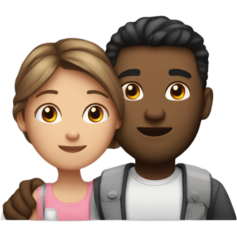 Boyfriend and girlfriend indoors together emoji