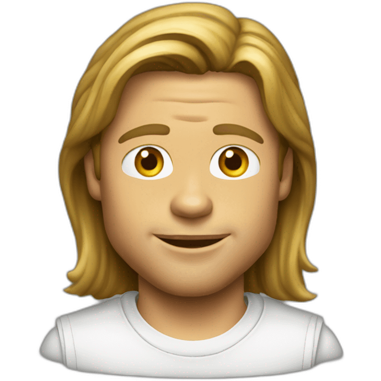 Brad Pitt 1990 emoji