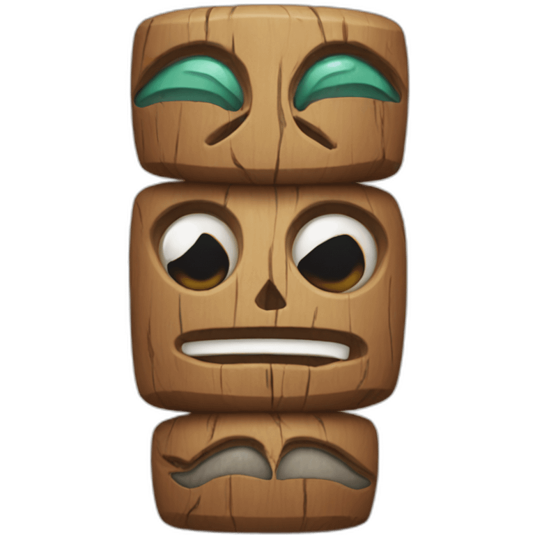 cute totem pole emoji