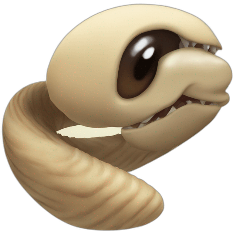 sandworm no eyes emoji