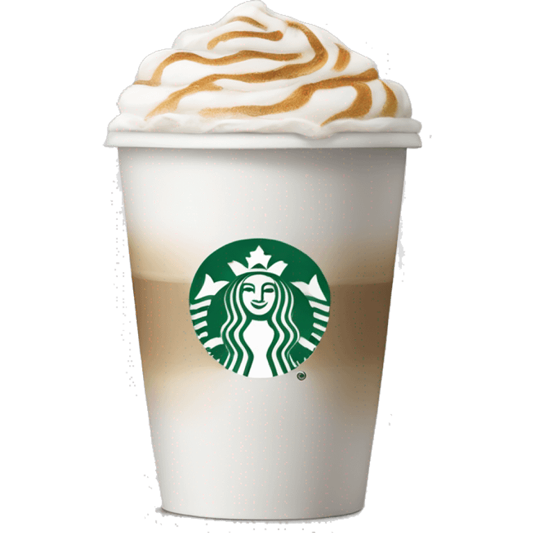 white coffee starbucks emoji