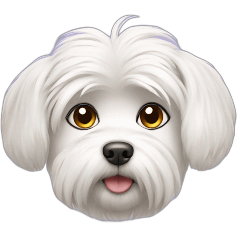 maltese dog furry emoji