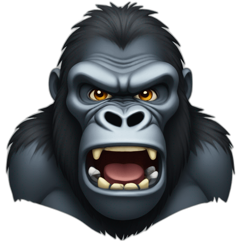 Angry gorilla emoji