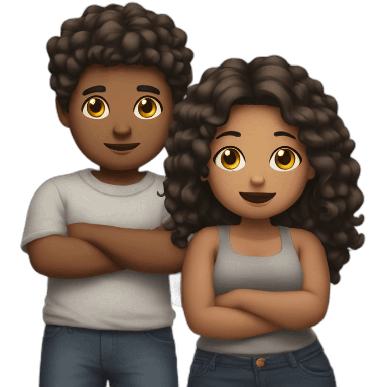 thicc boy and thicc girl emoji