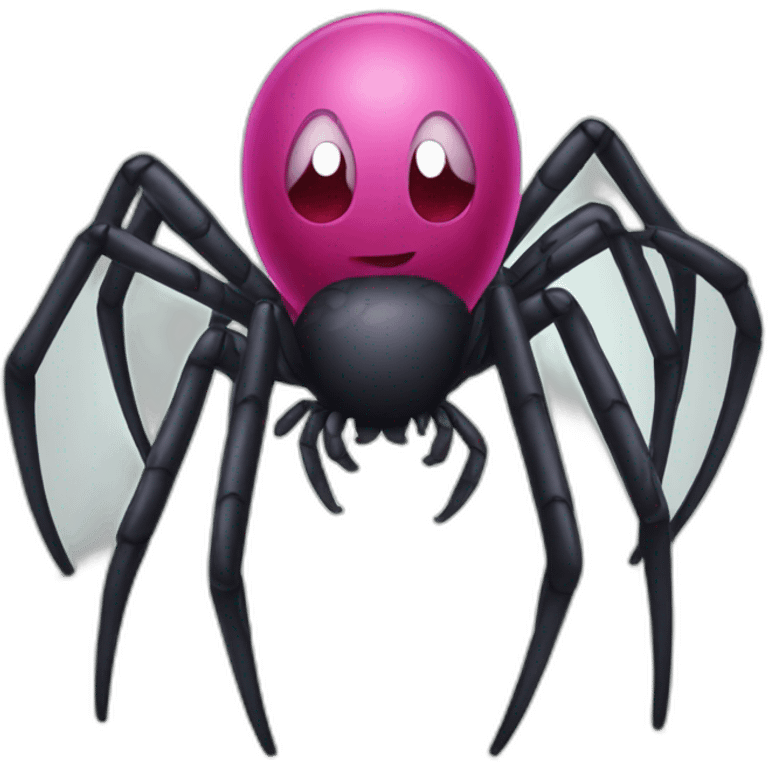 Spider in a party emoji