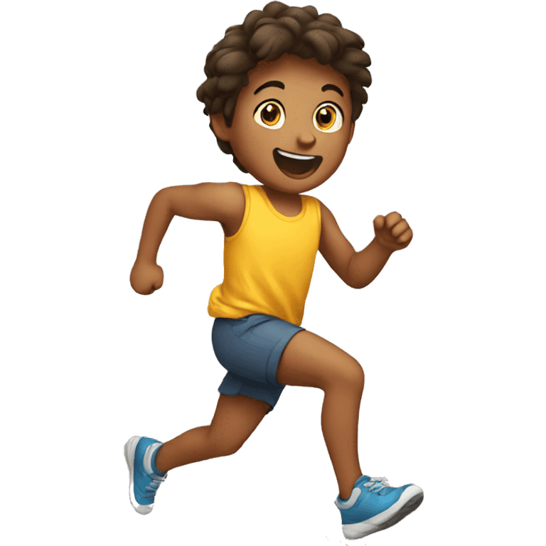 a child running emoji