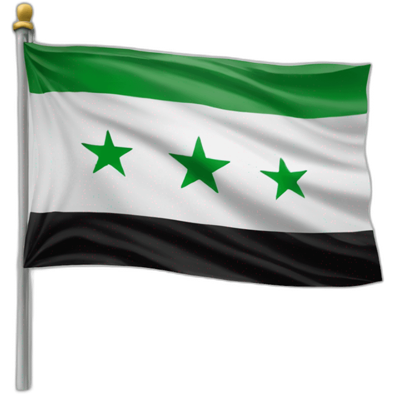 Free Syrian Flag emoji