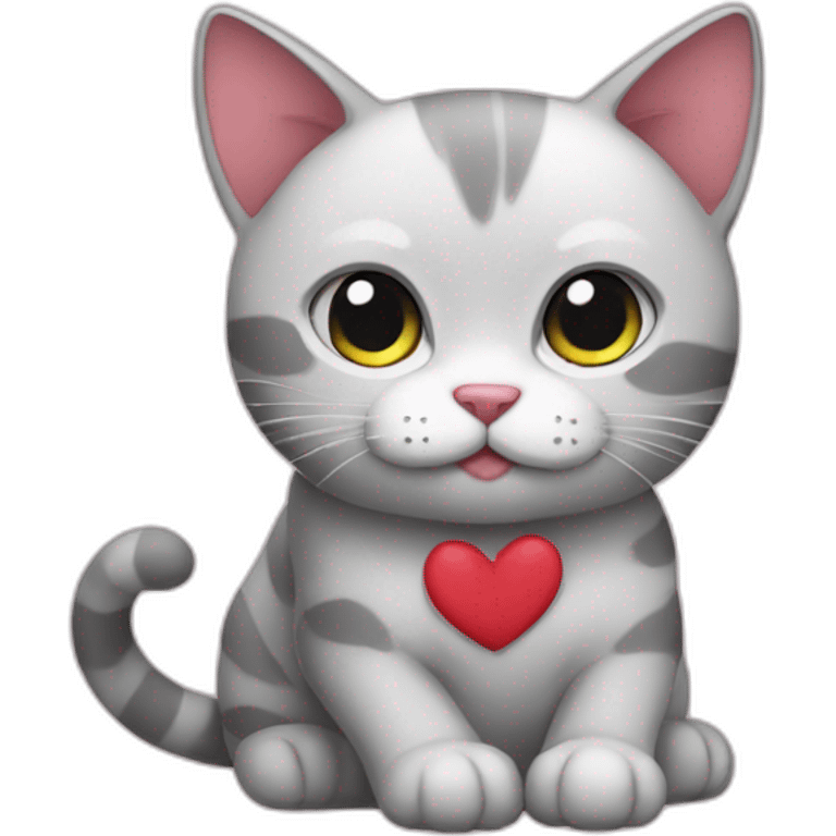 heart cat emoji