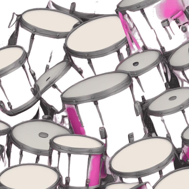 pink drums  emoji