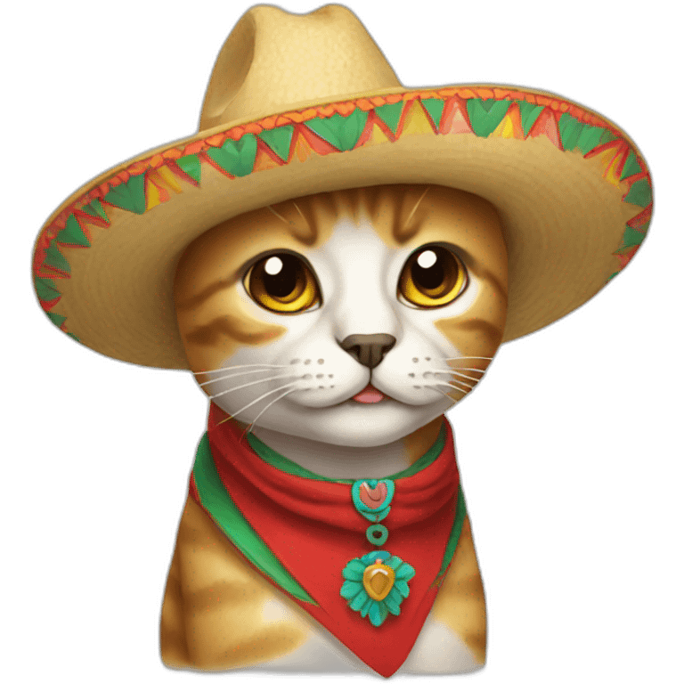 Mexican cat emoji