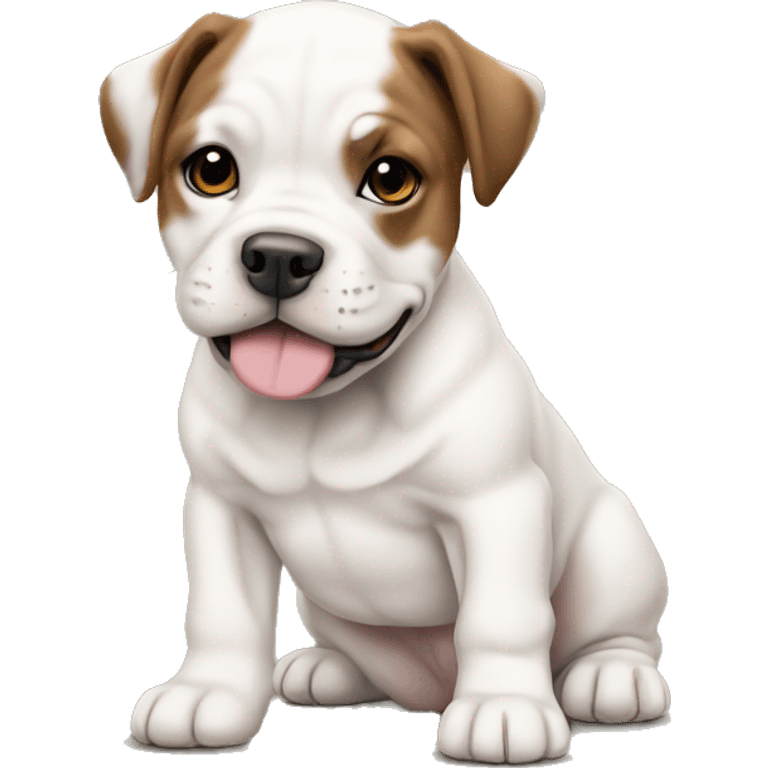 English staffordshire puppy full body emoji