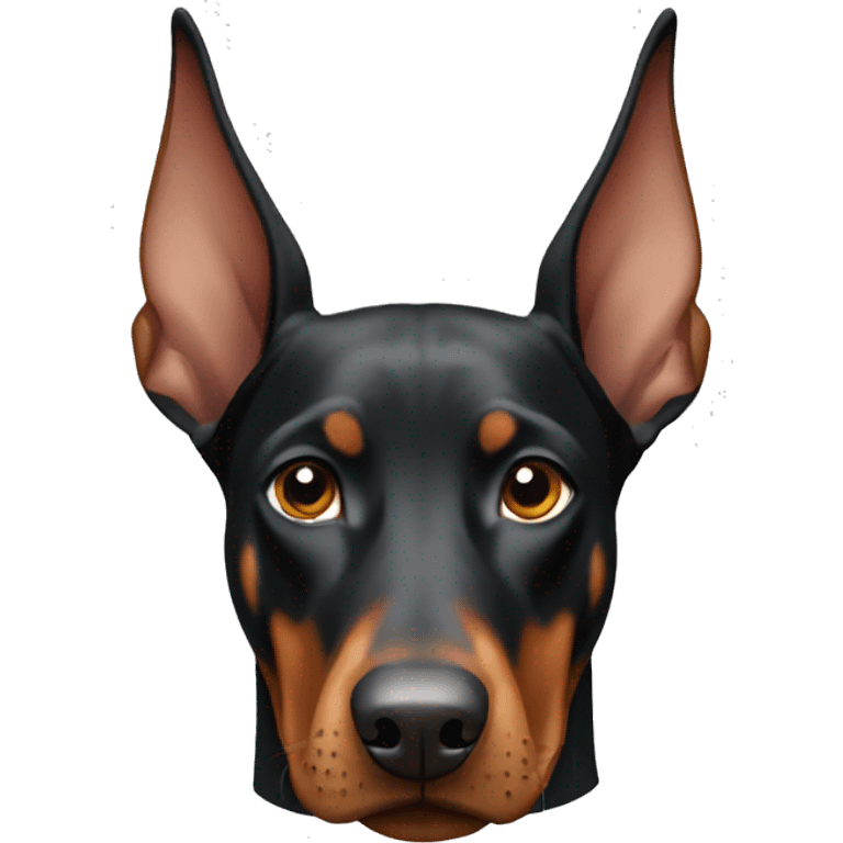 Doberman dog emoji