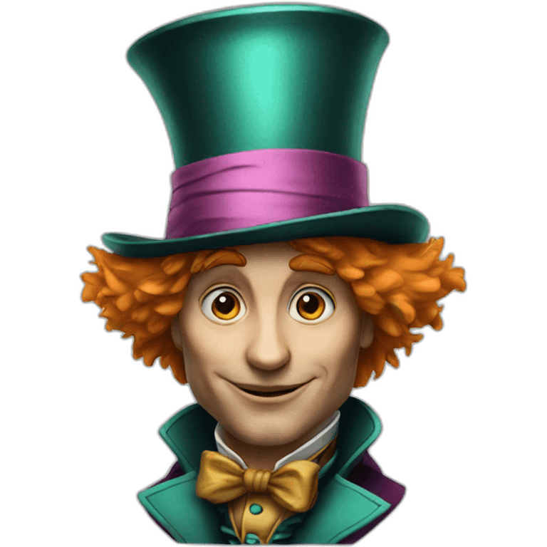 The mad hatter emoji