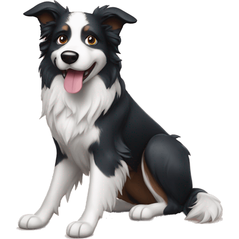 bordercollie superhero emoji