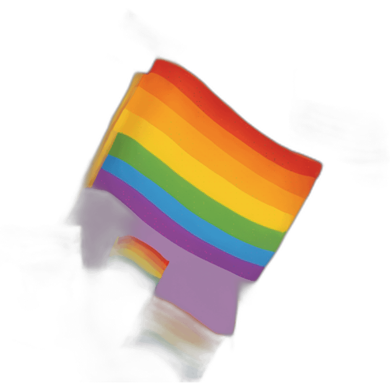 Drapeau LGBT feu emoji