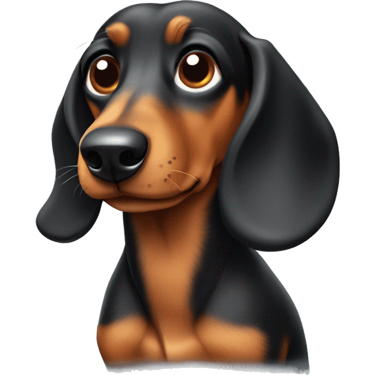 Frigid daschund emoji