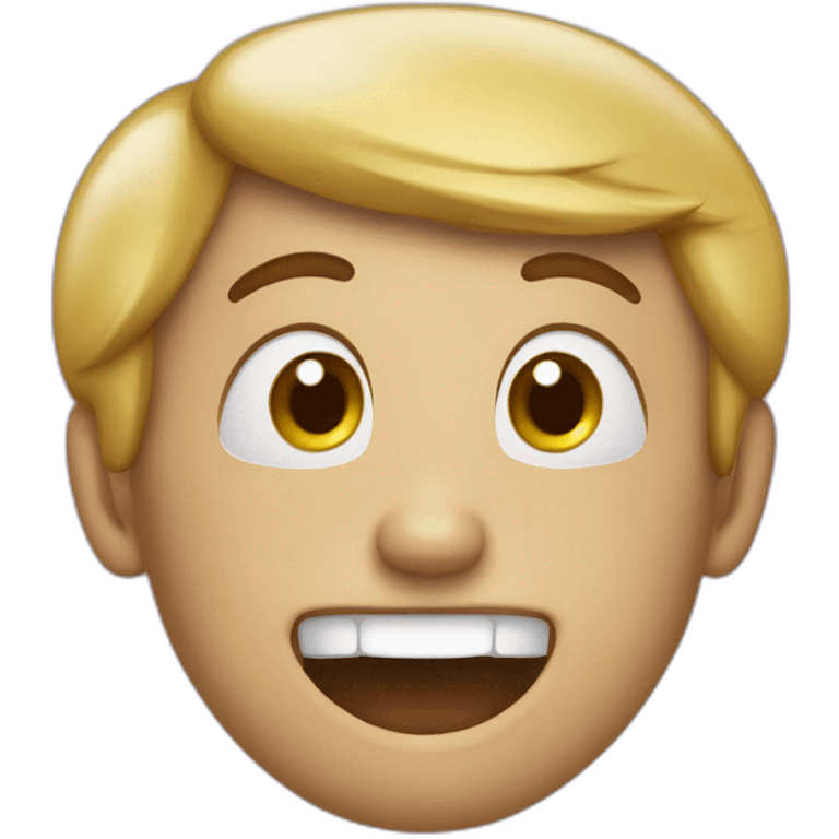 Emoji apuntando hacia mi con el dedo sonriendo emoji