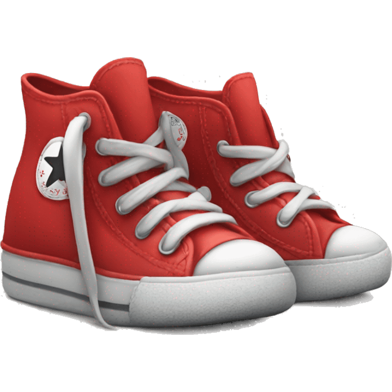 red converse  emoji