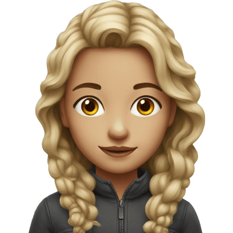 realistic portrait of girl emoji