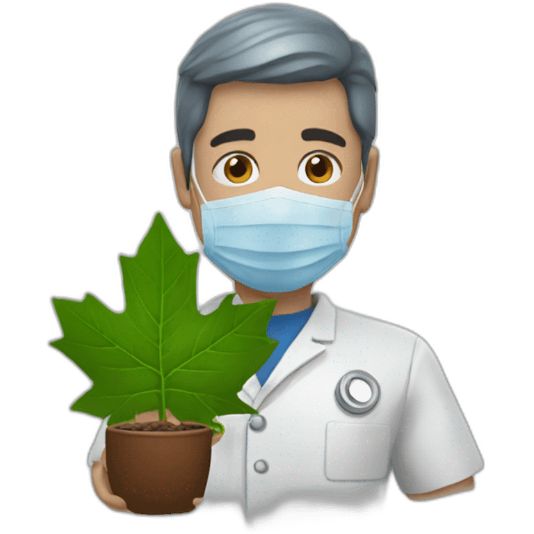 Leafs medicine emoji