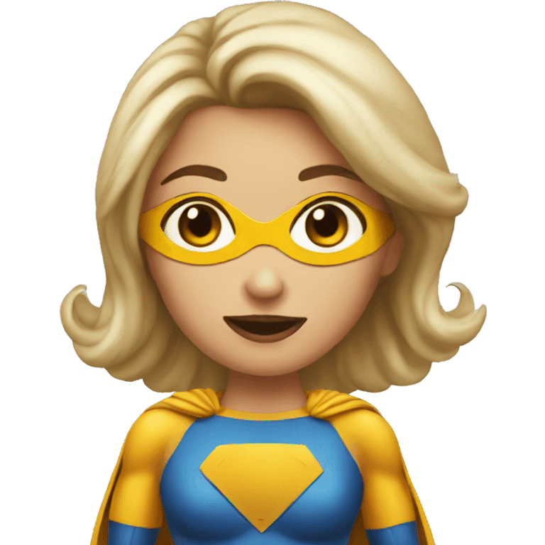 super hero food girl emoji